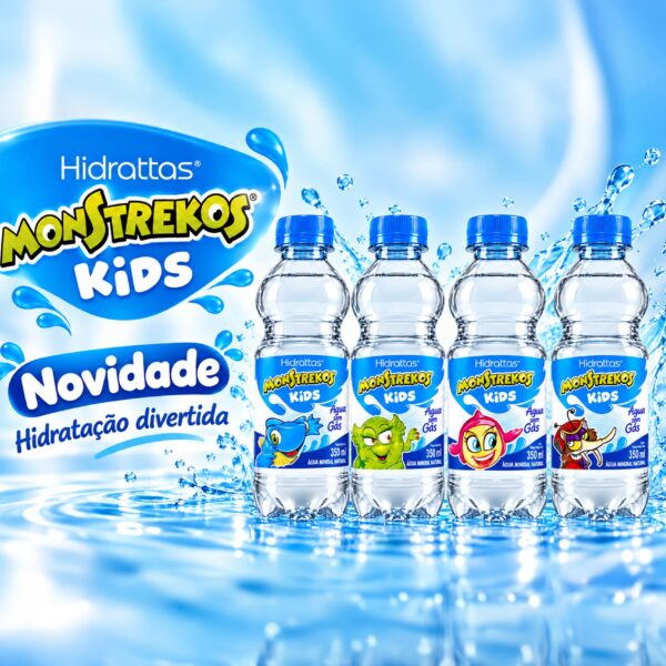 Novidade! Hidrattas Serra Negra lança a linha Monstrekos Kids